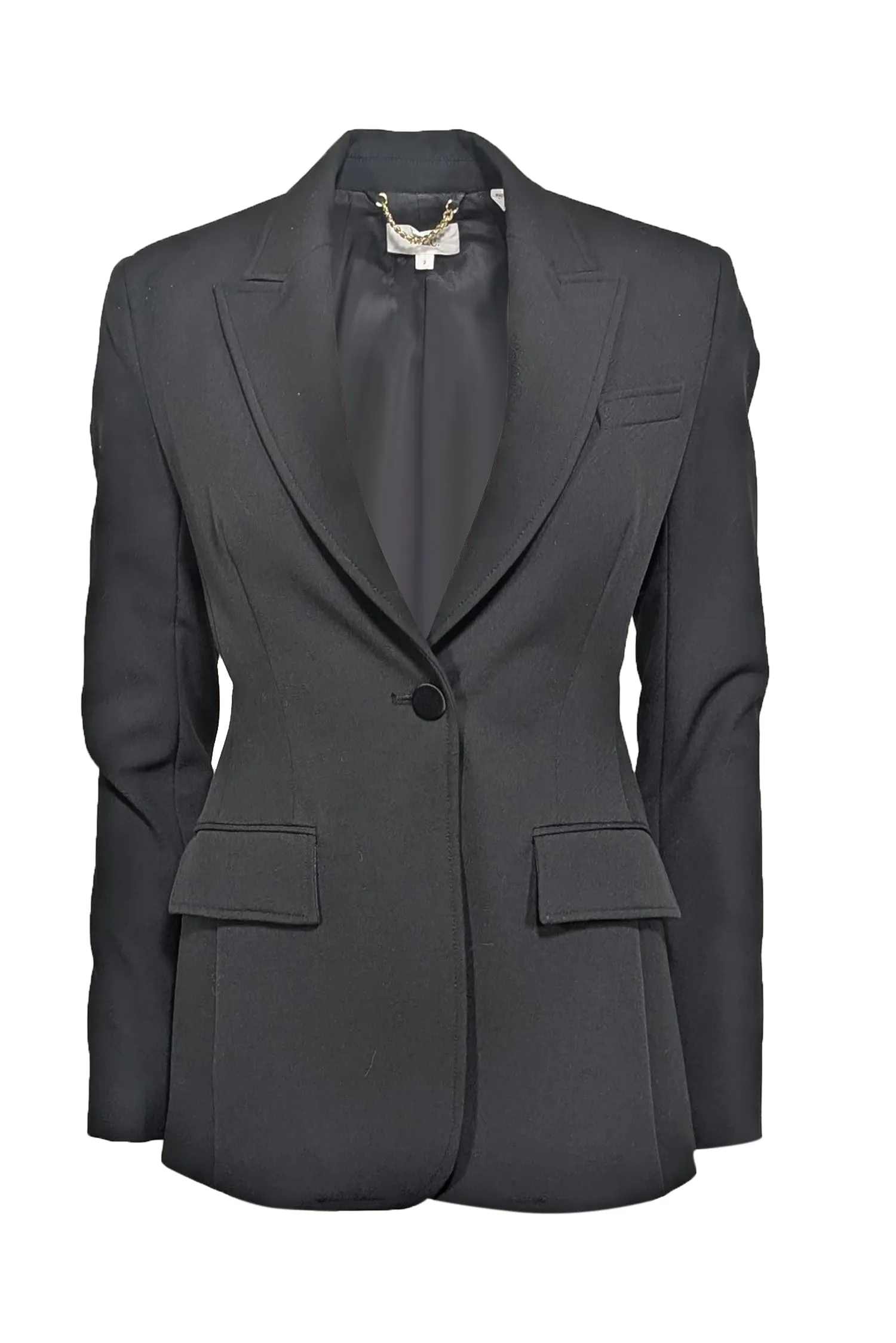A.L.C. - Black Open Back Tailored Blazer Sz 2