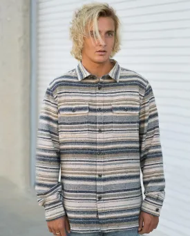 Astrneme Earth Grey Flap Pocket Flannel