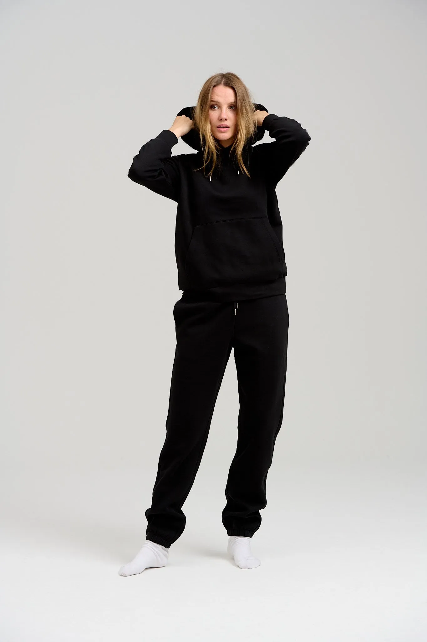 Basic Hoodie Sweat - Sort
