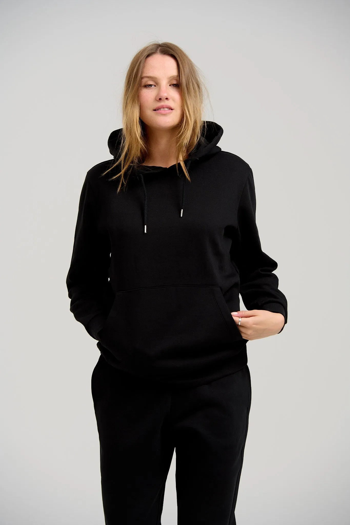 Basic Hoodie Sweat - Sort