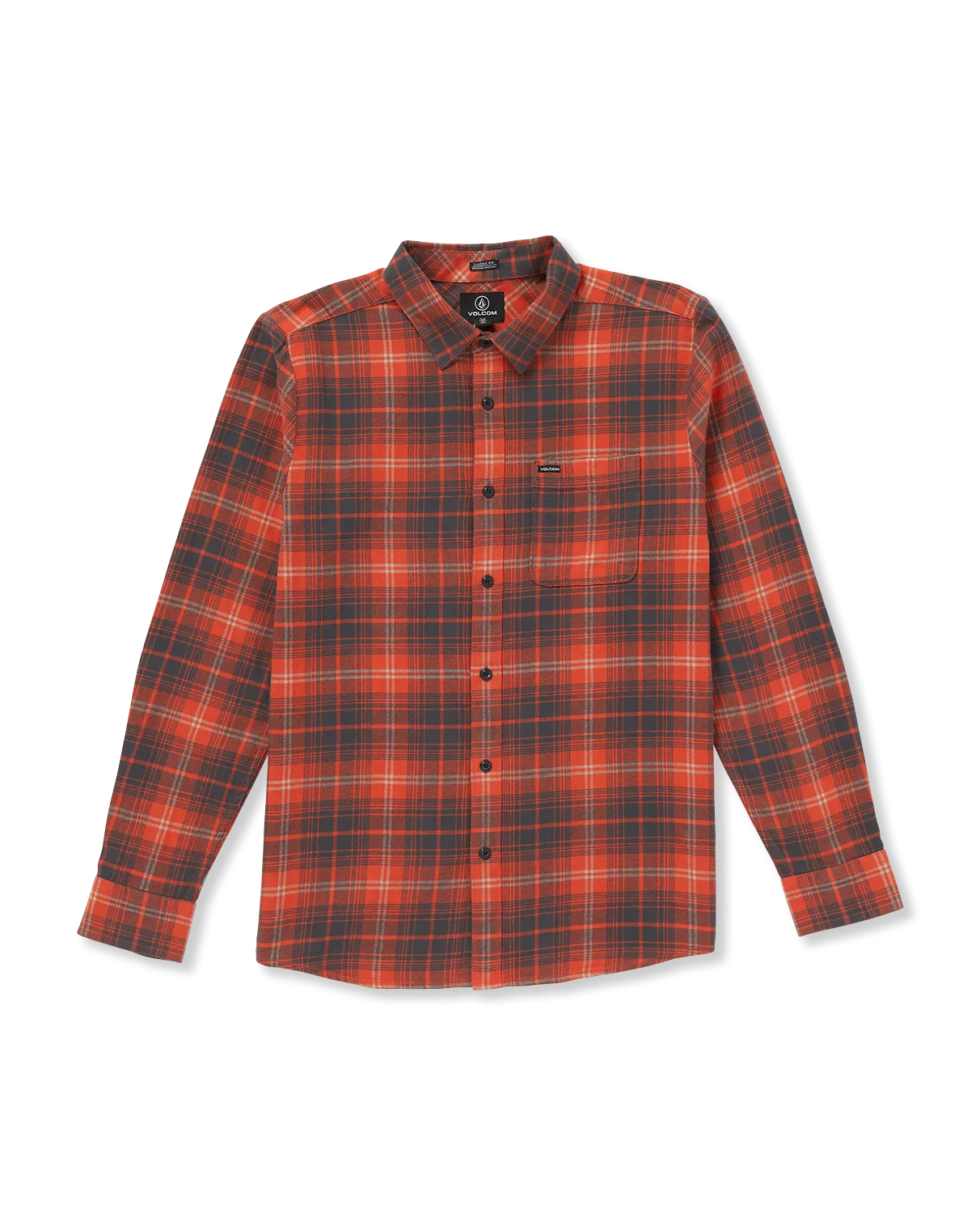 Caden Plaid Shirt in Bright Red