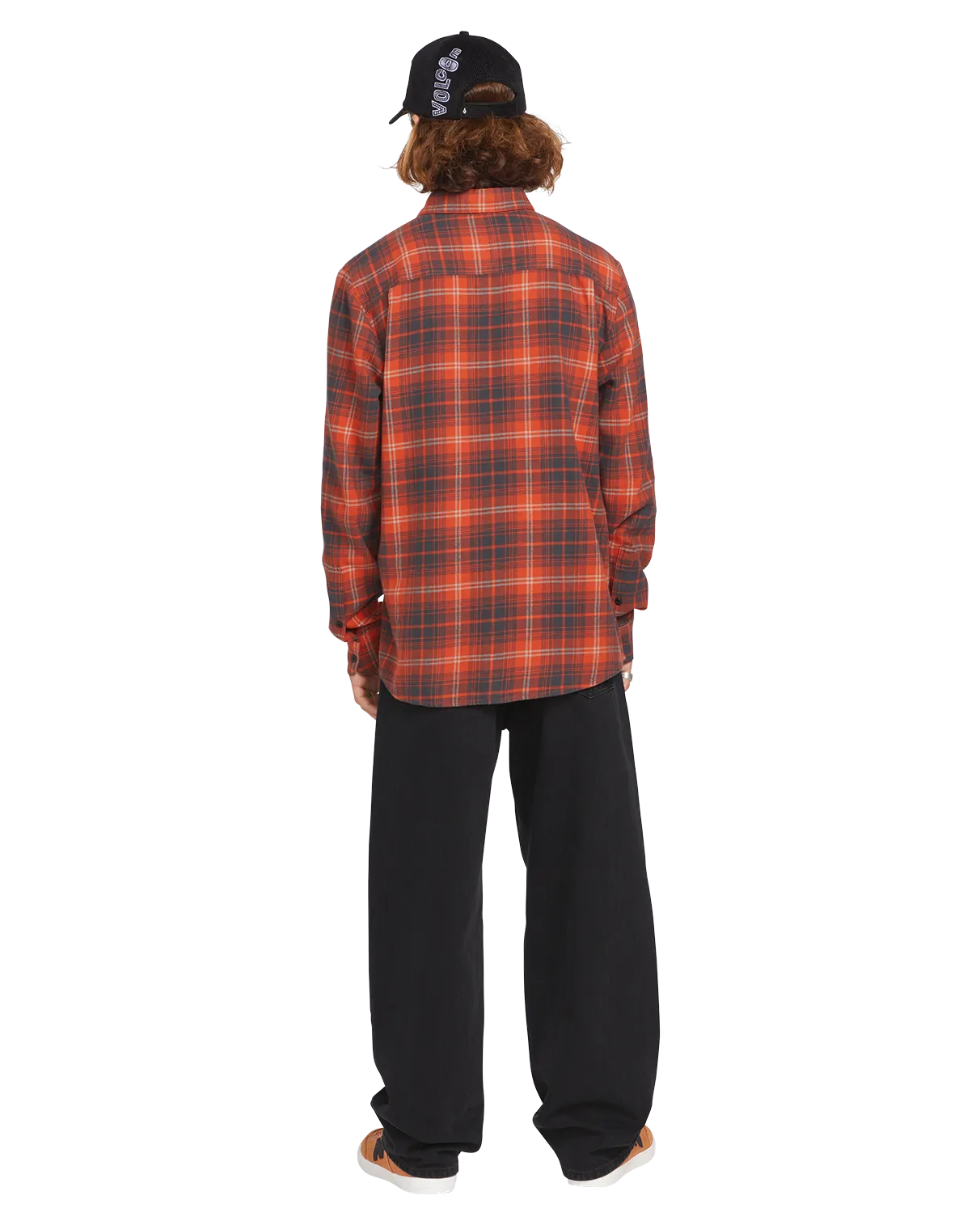 Caden Plaid Shirt in Bright Red