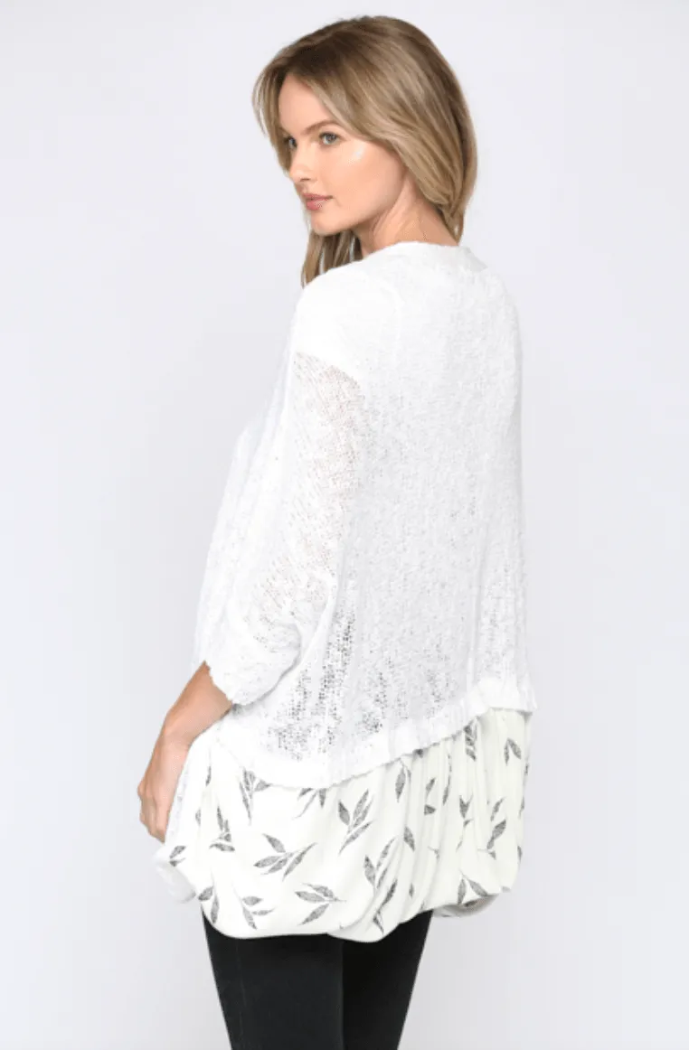 FATE Oversized lightweight knit top FW1573