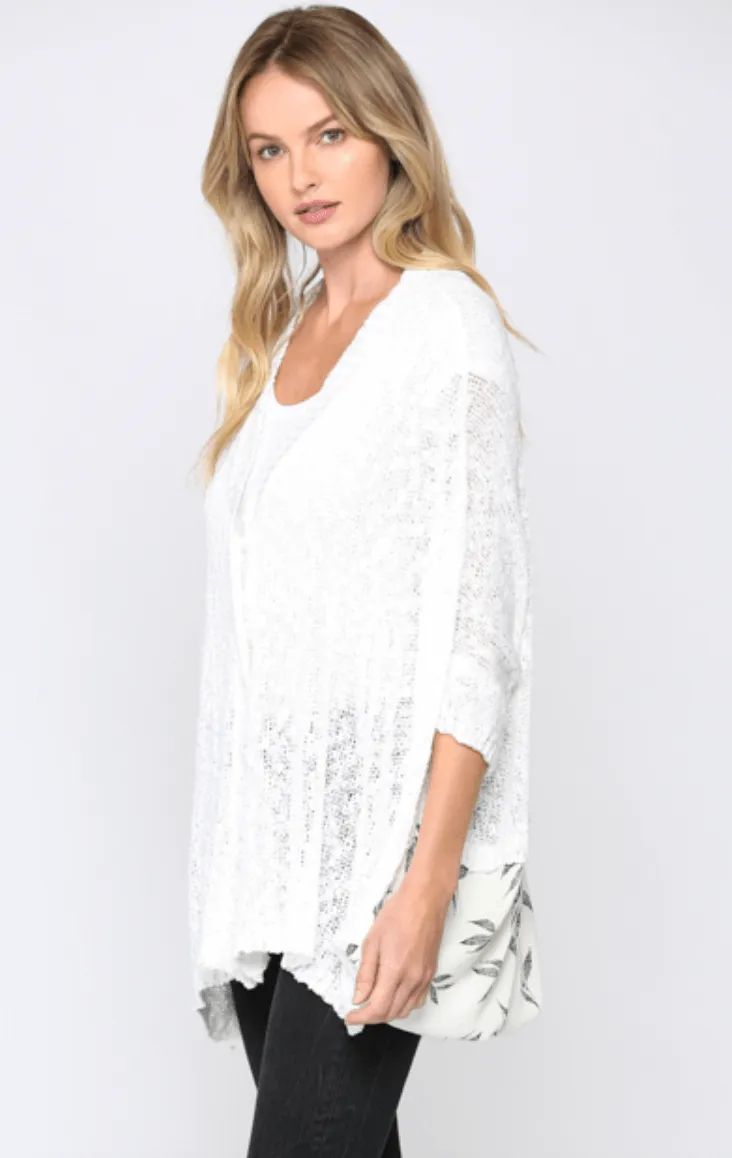 FATE Oversized lightweight knit top FW1573
