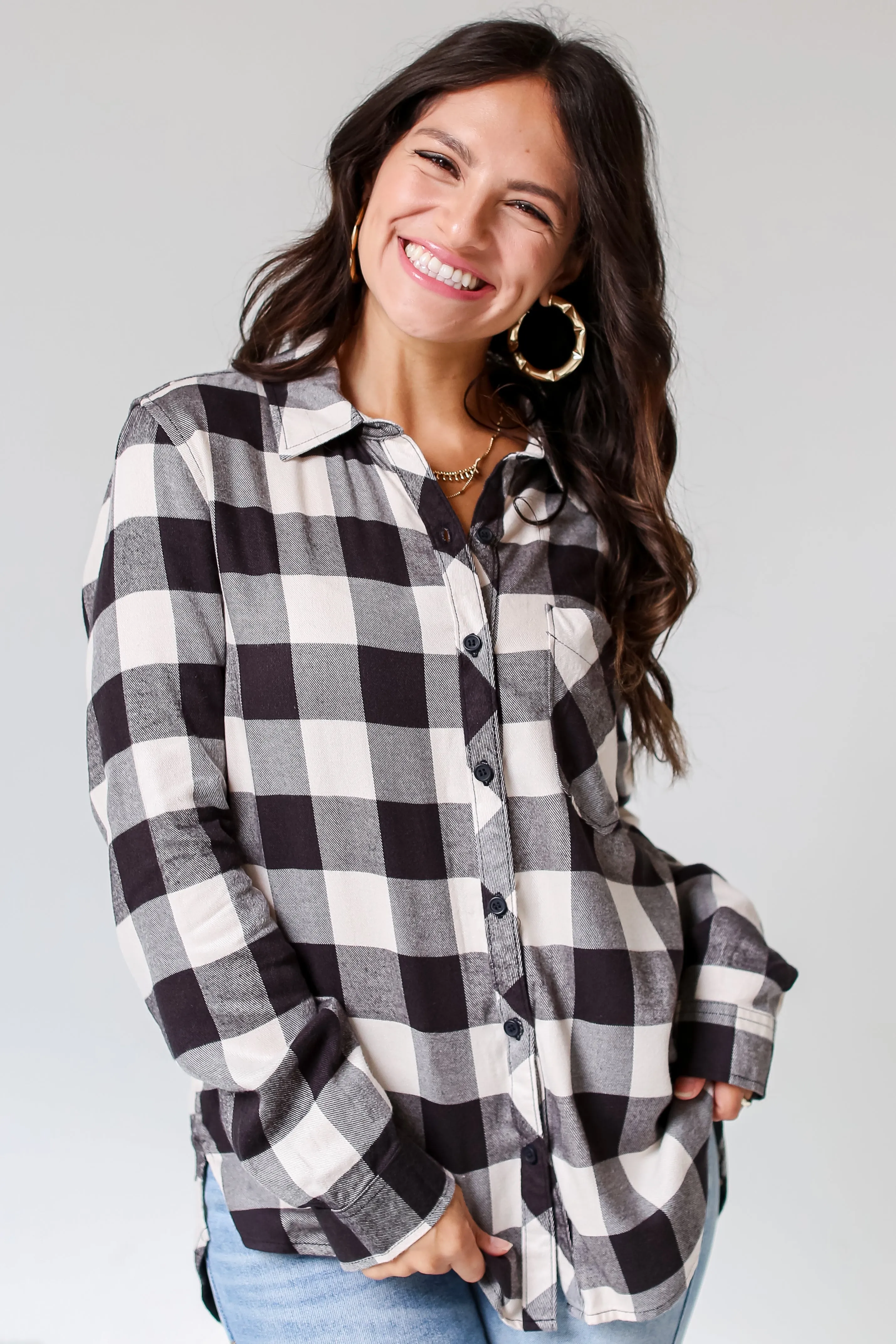 FINAL SALE - Seasonal Stroll Plaid Flannel