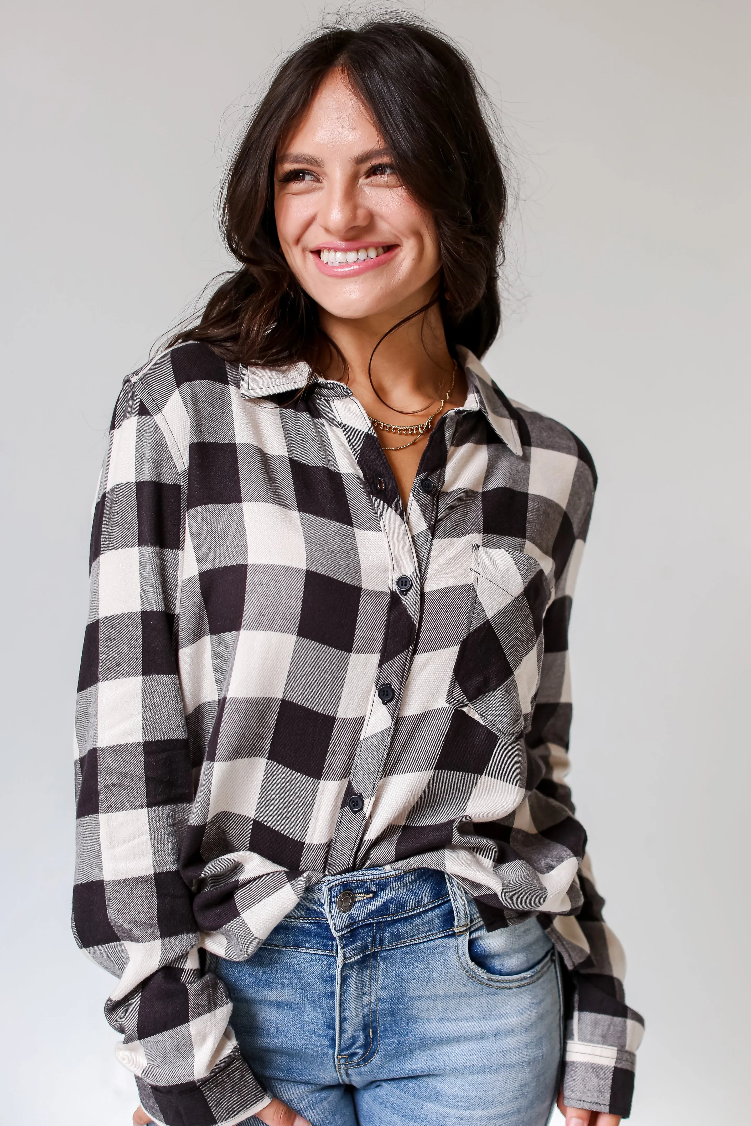 FINAL SALE - Seasonal Stroll Plaid Flannel