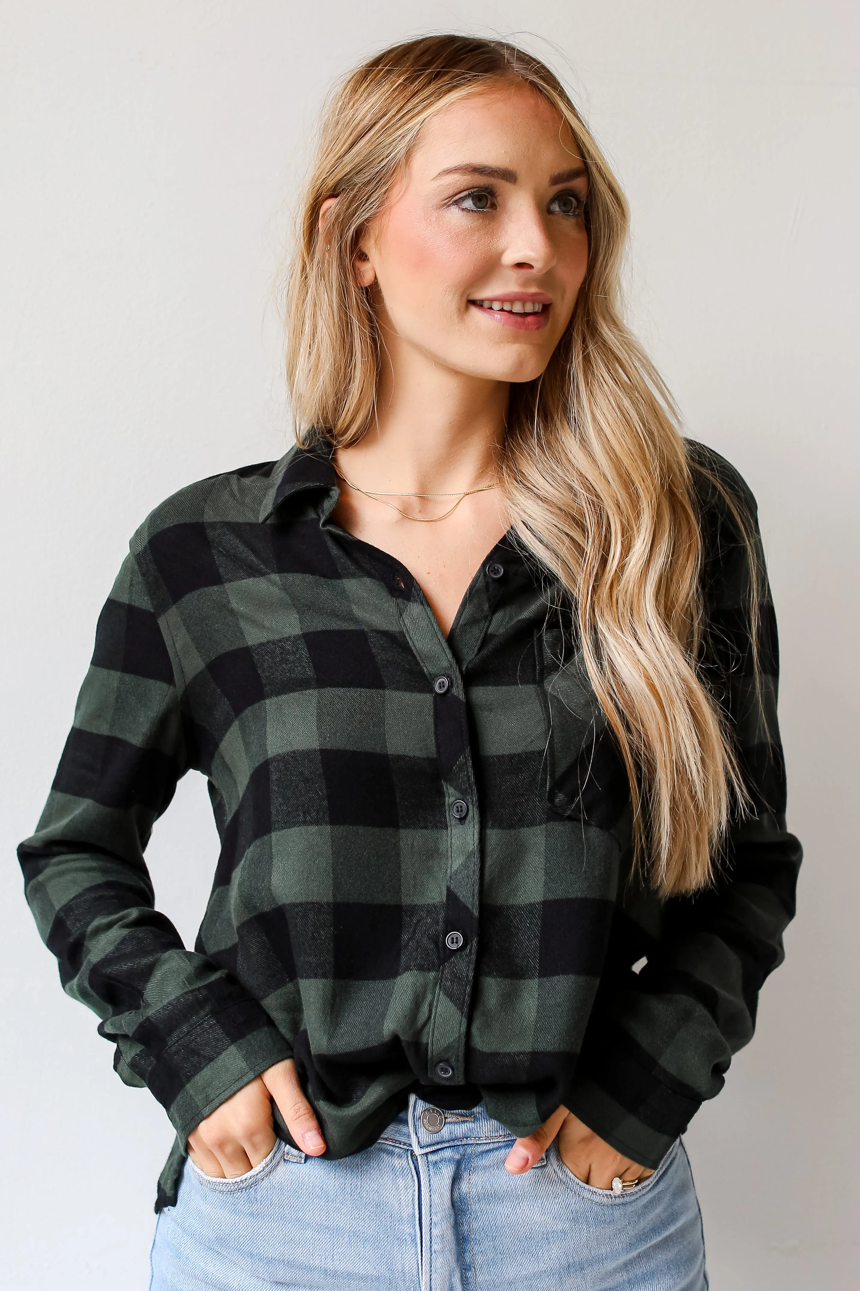 FINAL SALE - Seasonal Stroll Plaid Flannel