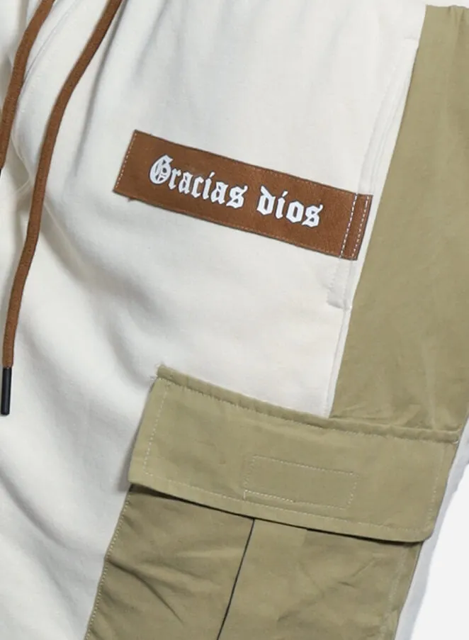 GD Fleece Cargo Shorts Beige