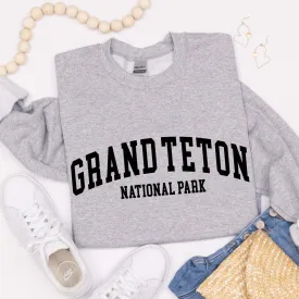 Grand Teton National Park Crew Sweatshirt
