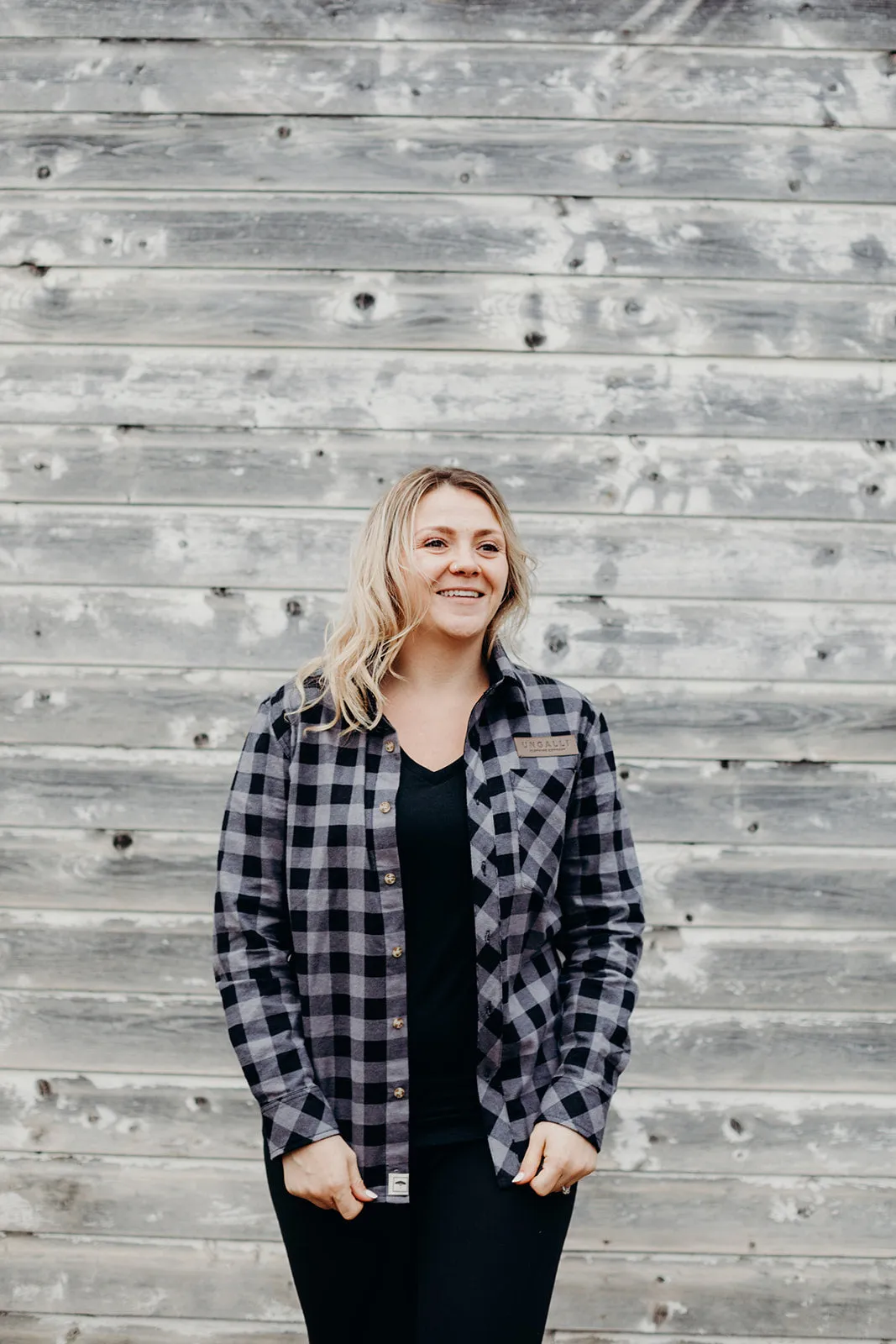Grey Plaid Ungalli Flannel