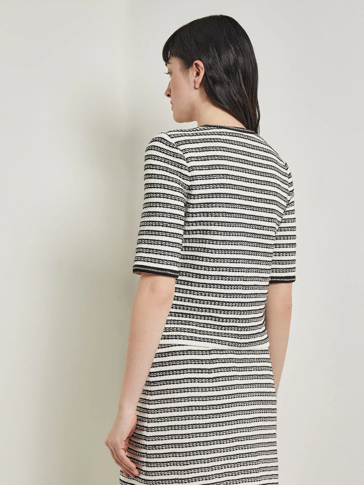 Heritage Fit Chain Trim Jacket - Recycled Knit