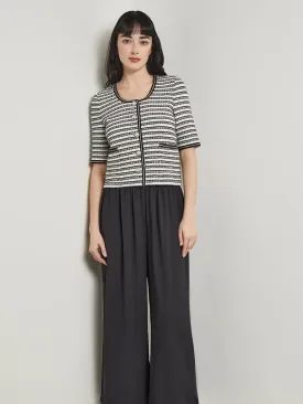 Heritage Fit Chain Trim Jacket - Recycled Knit