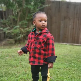 Hooded Lined Flannel Shirt