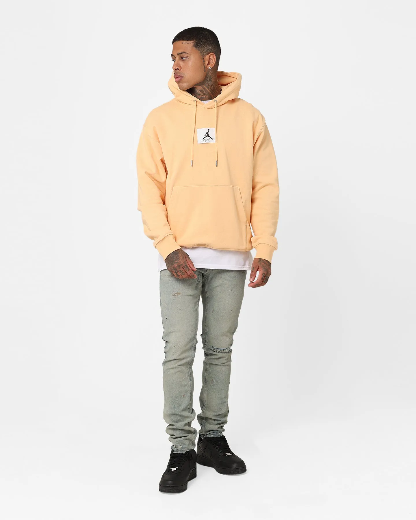 Jordan Essentials Statement Fleece Pullover Hoodie Celestial Gold/Sail