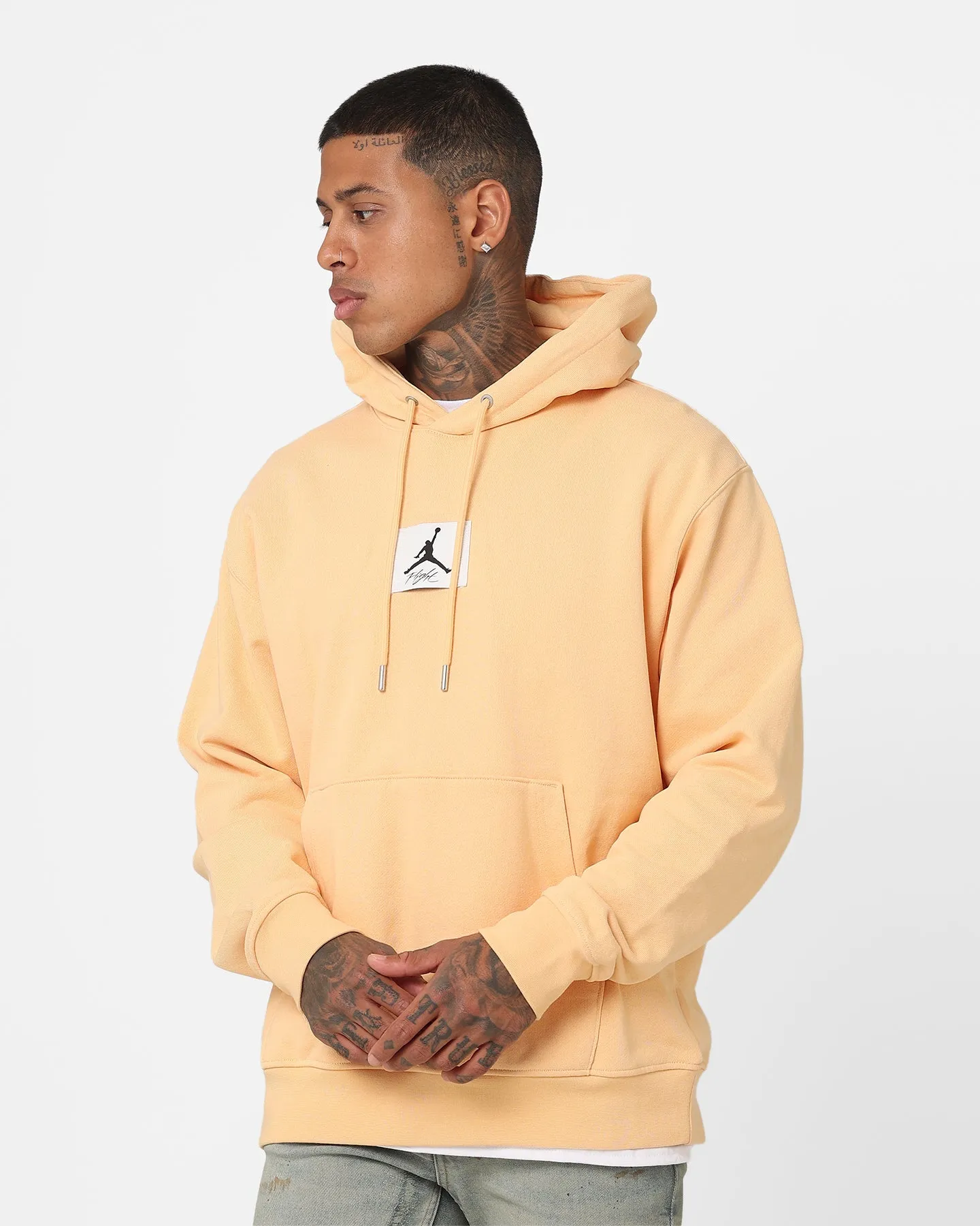 Jordan Essentials Statement Fleece Pullover Hoodie Celestial Gold/Sail