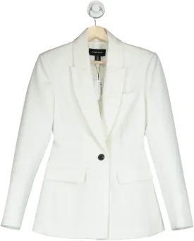 Karen Millen White Tailored Blazer UK 8