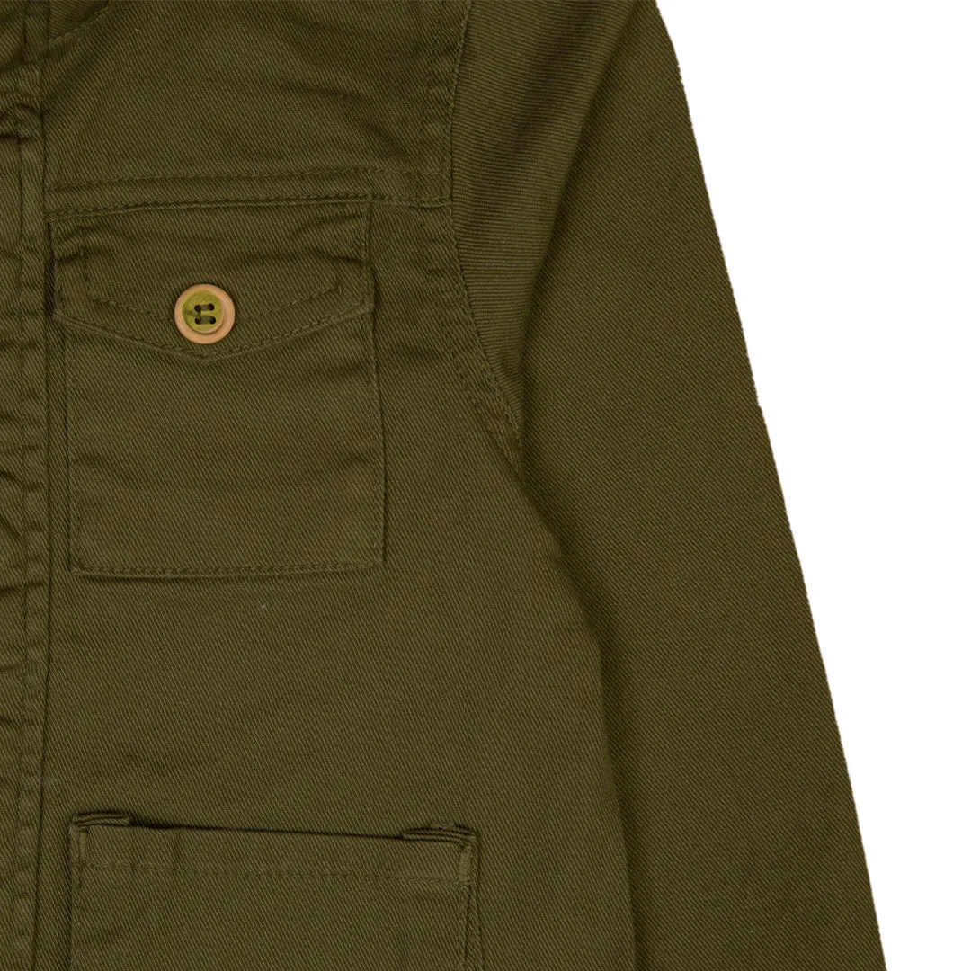 Kids Utility Jacket - Olive Green