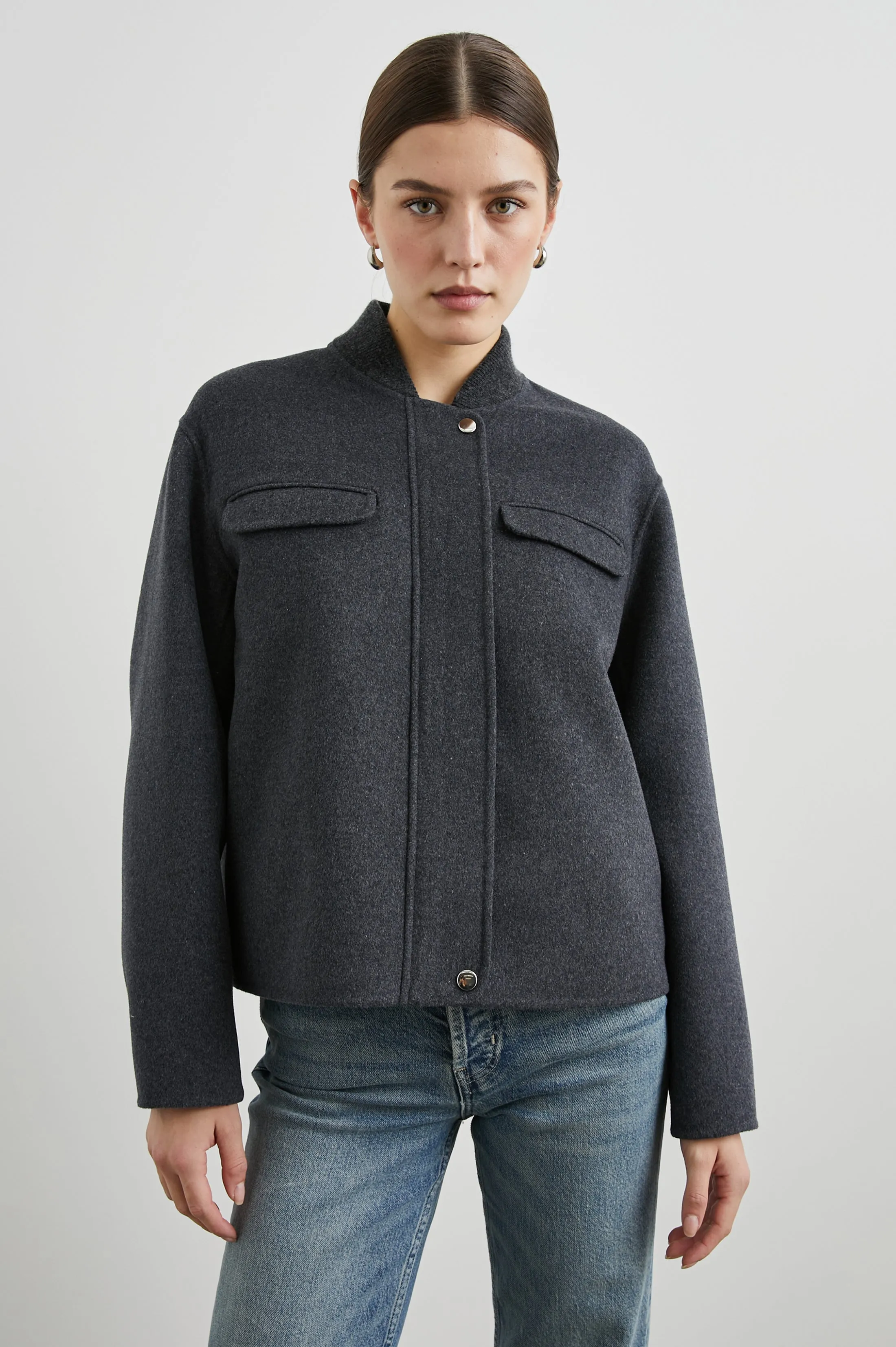 KINSLEY JACKET - CHARCOAL