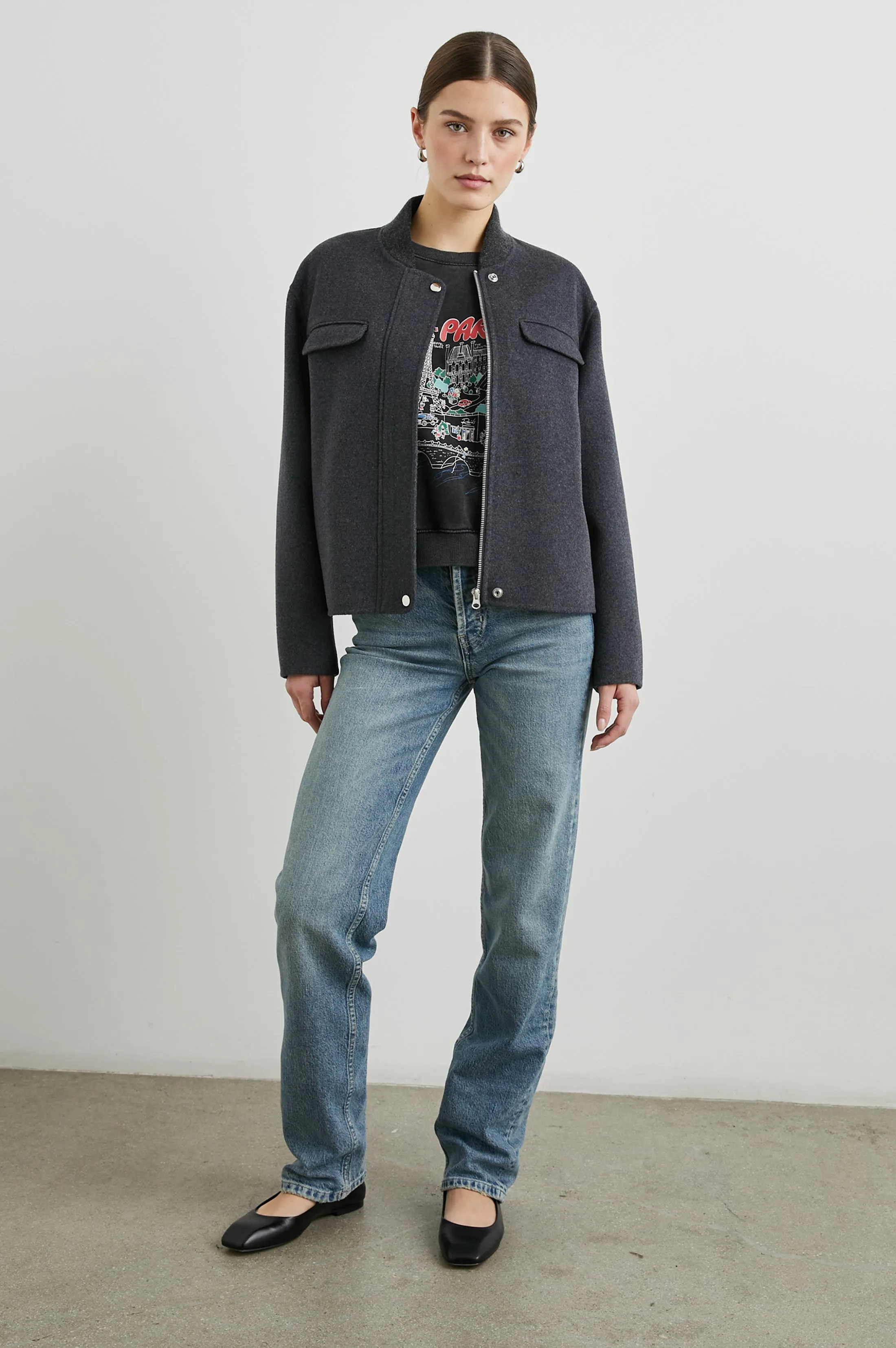 KINSLEY JACKET - CHARCOAL