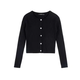 Knit Cardigan | Black