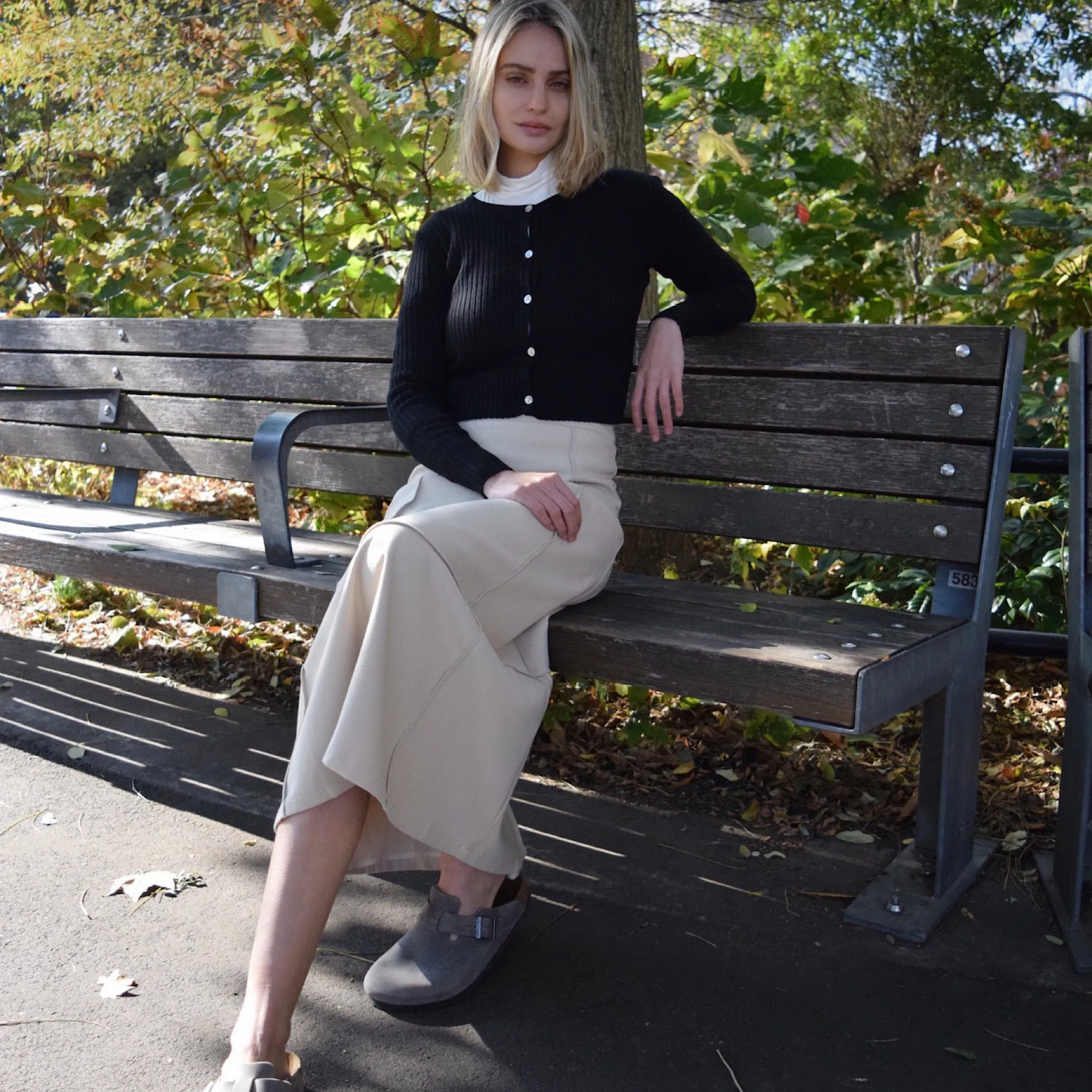 Knit Cardigan | Black