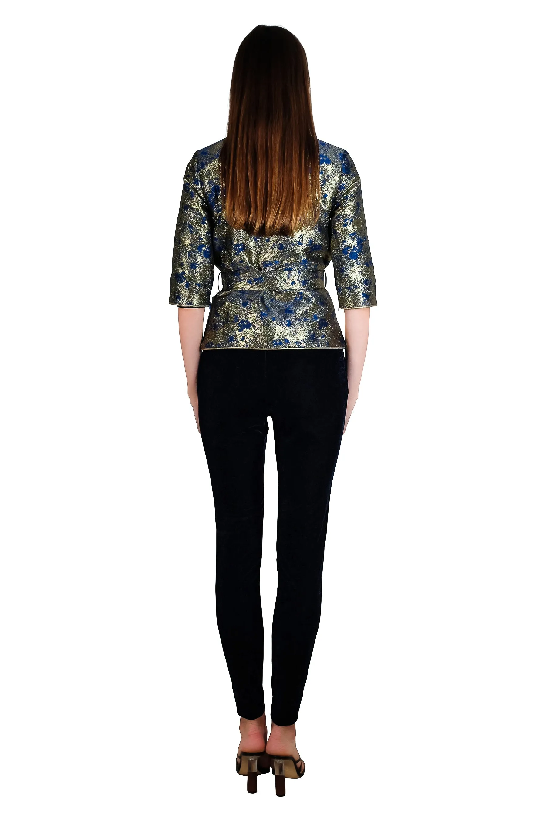 Marisa Metallic Jacquard Jacket