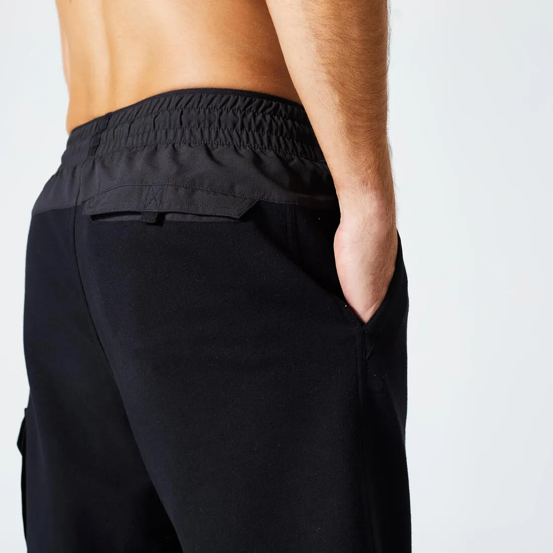 Men's Cargo Fitness Shorts 520 - Black
