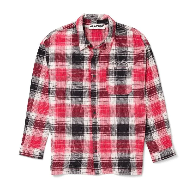 Men's Script Flannel Shirt