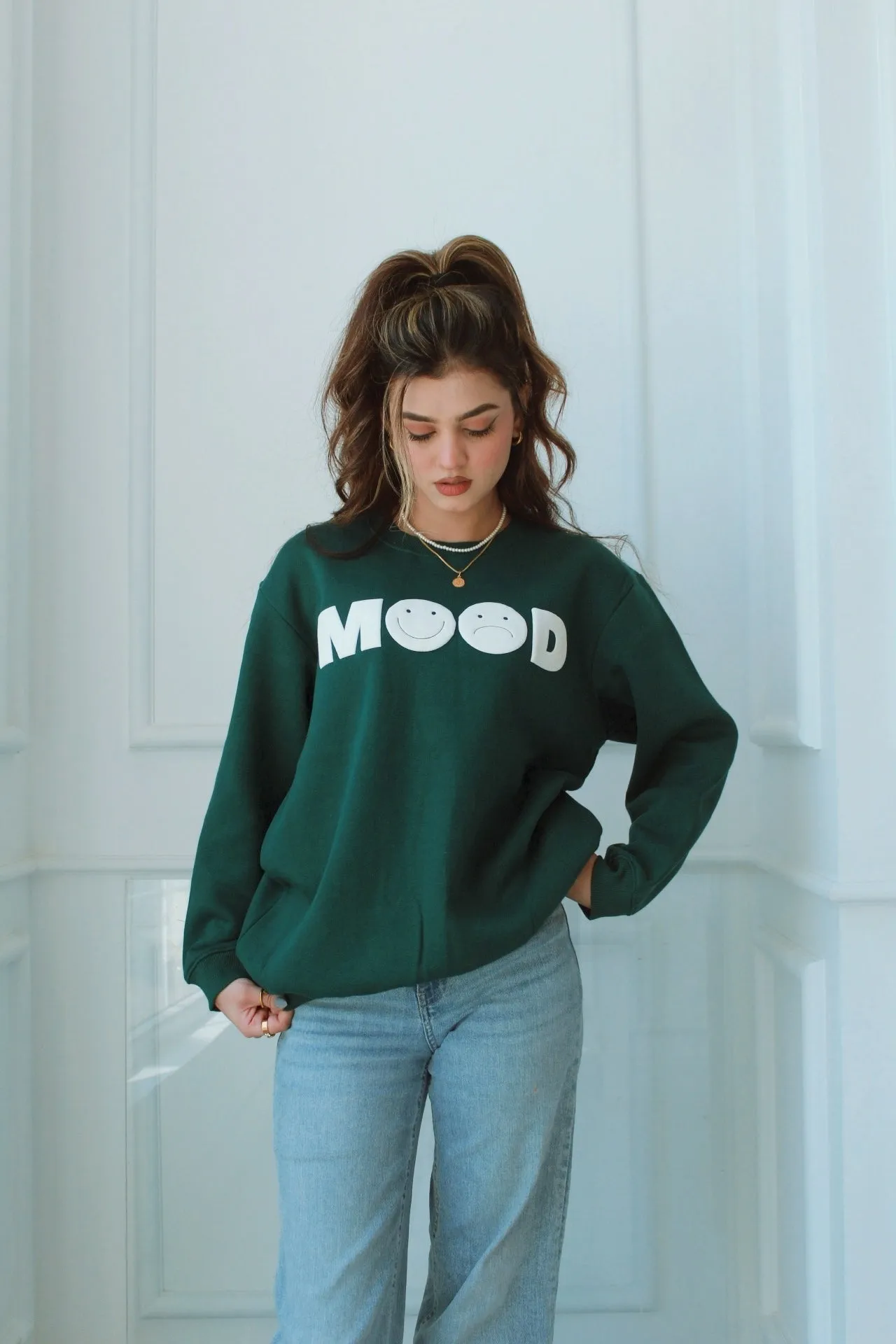 'MOOD' Oversized Sweatshirt