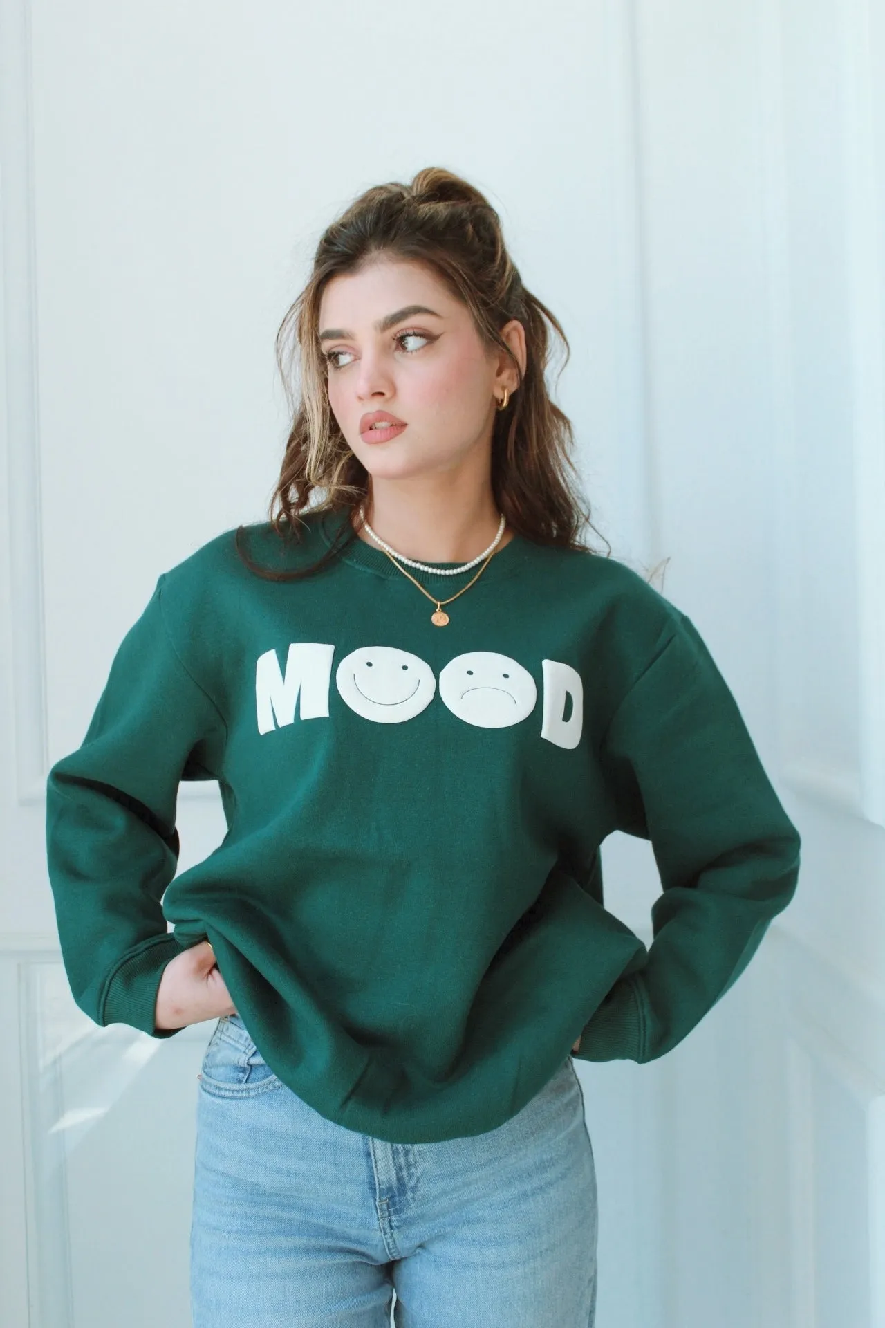 'MOOD' Oversized Sweatshirt