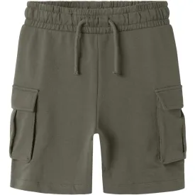Name It Dusty Olive Ollie Cargo Shorts Noos