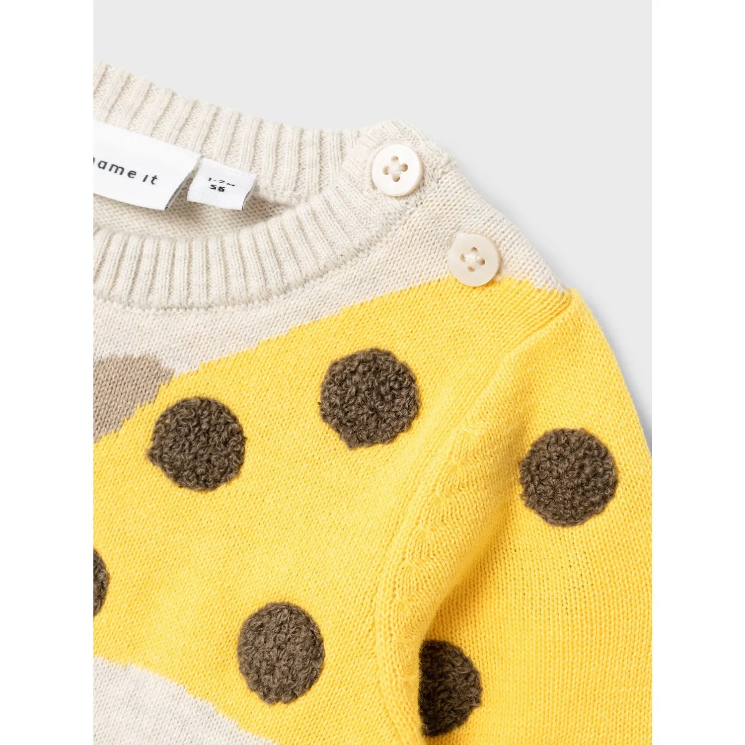 Name It Peyote Melange Higraf Knit Blouse