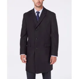 Nautica Mens Classic fit Overcoat Coat 40 S Grey Solid