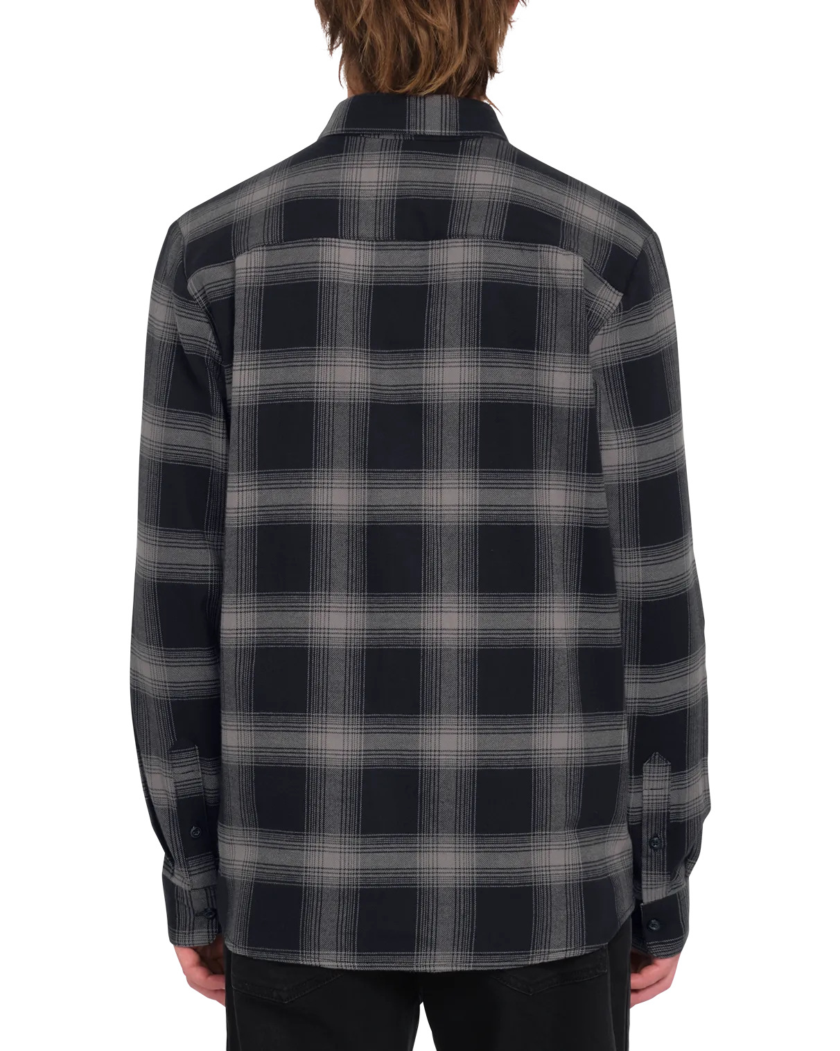 Netastone Flannel Shirt in Black