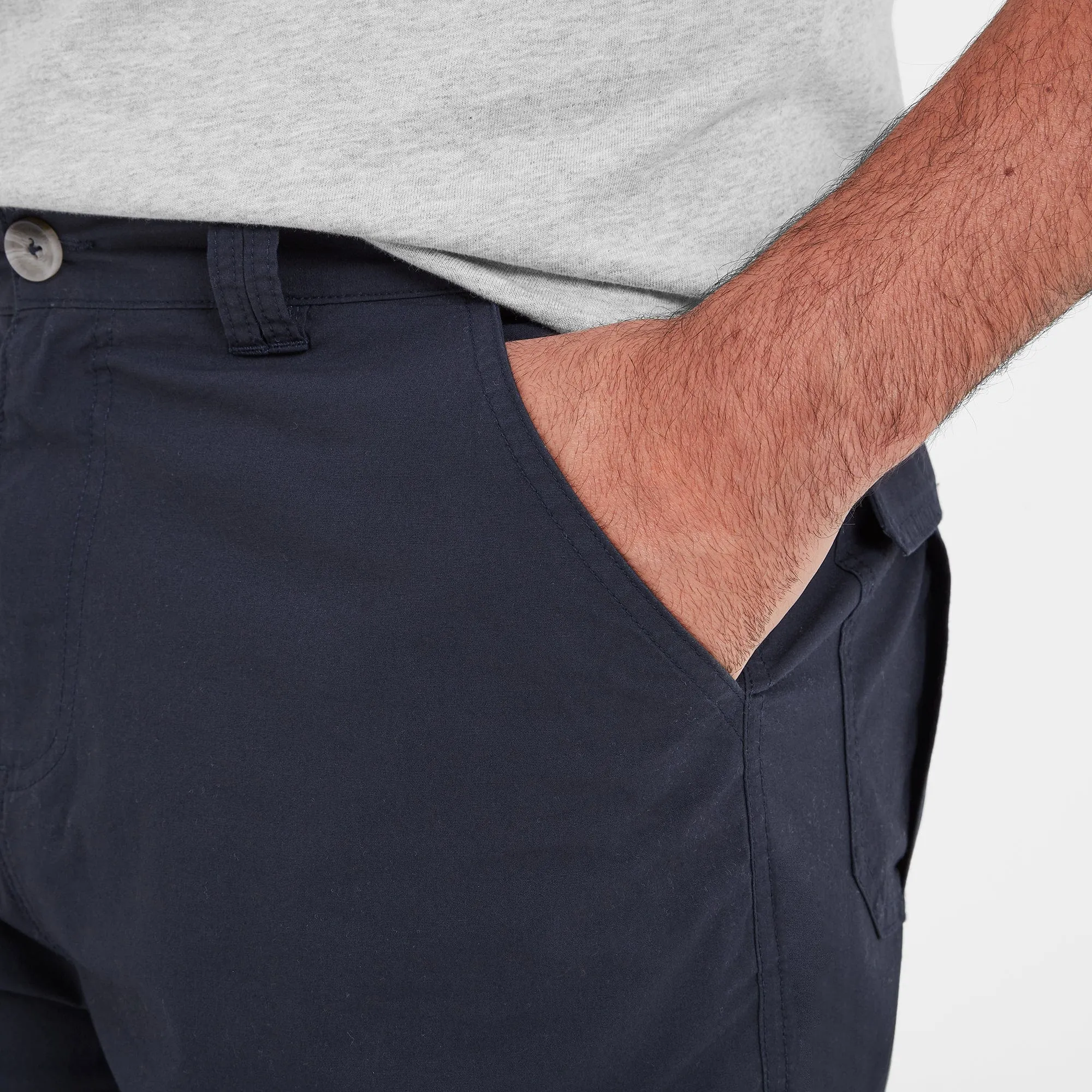 Noble Mens Cargo Shorts - Midnight