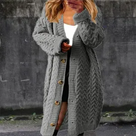 Oversized Long Sleeve Cardigan