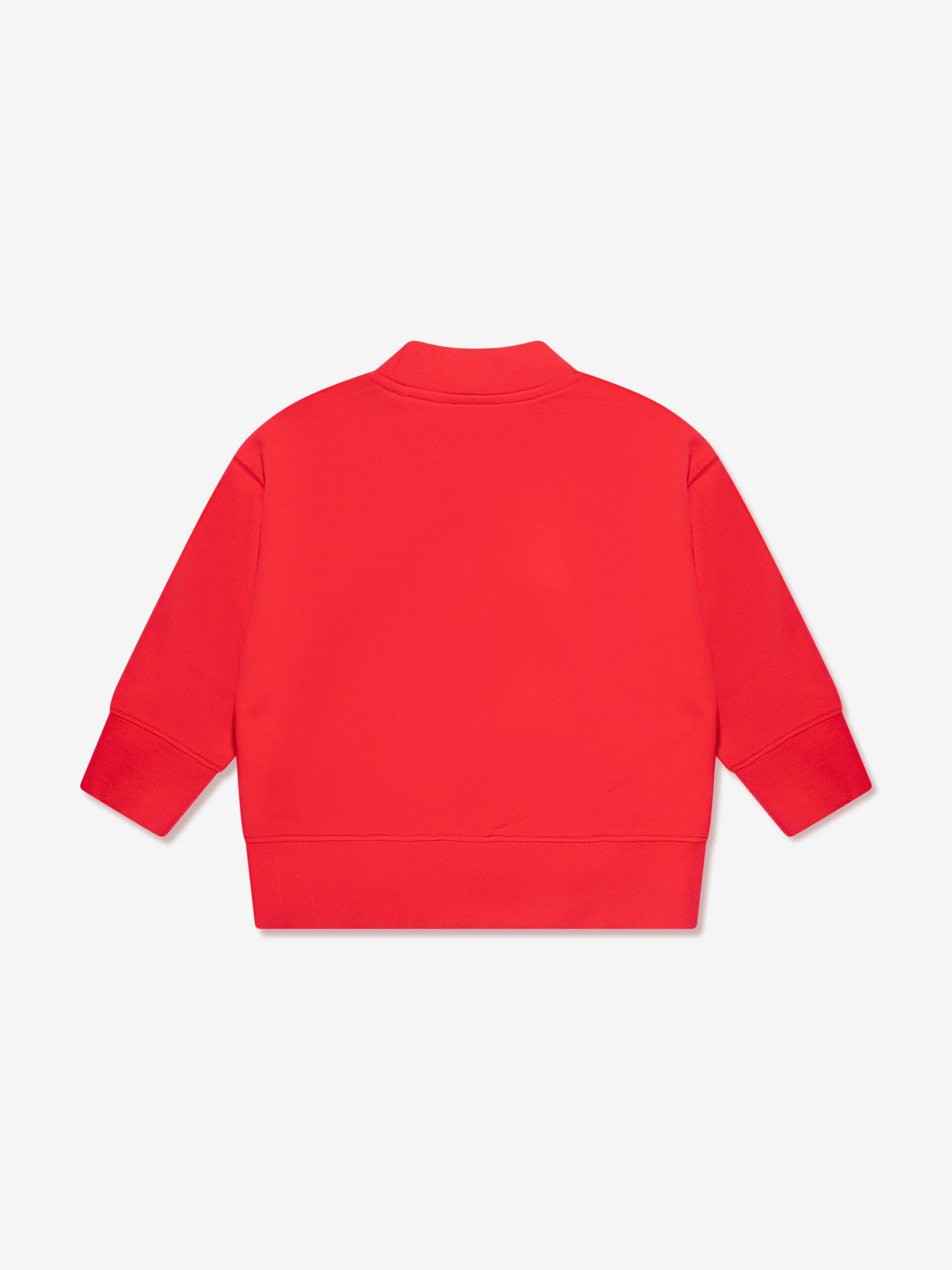 Palm Angels Boys Classic Curved Logo Sweatshirt in Red
