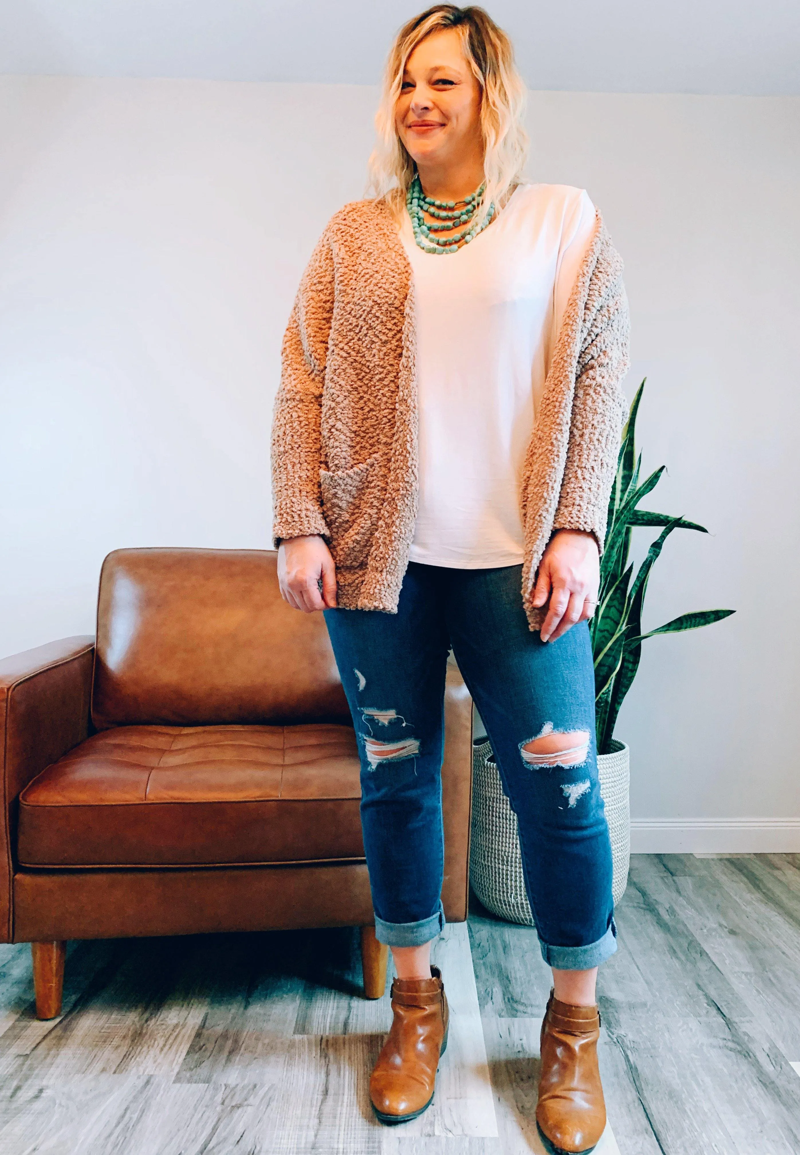 PASS THE POPCORN CARDIGAN