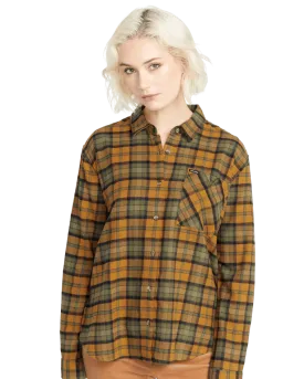 Plaid To Meet You Shirt in Bronze