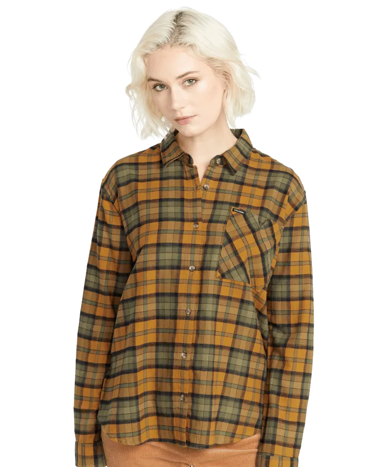 Plaid To Meet You Shirt in Bronze