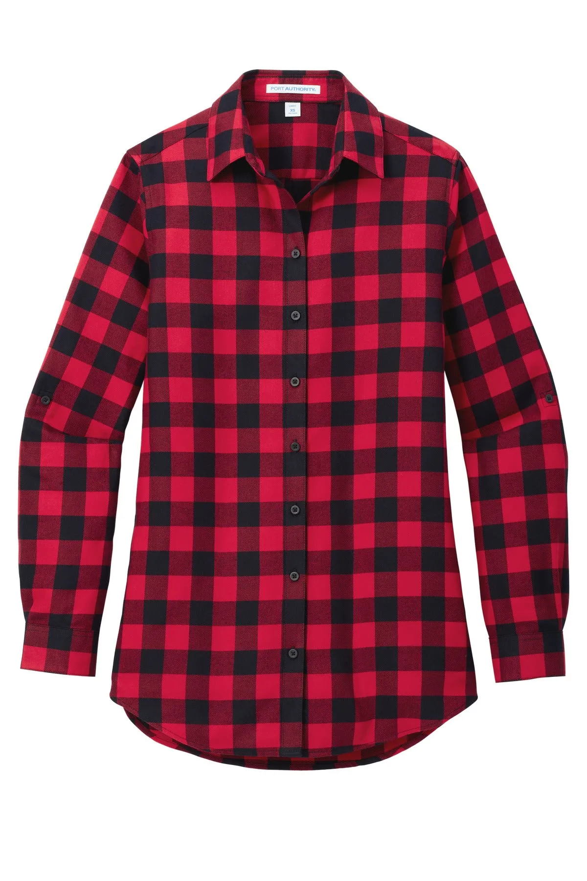 Port Authority Ladies Plaid Flannel Tunic . LW668
