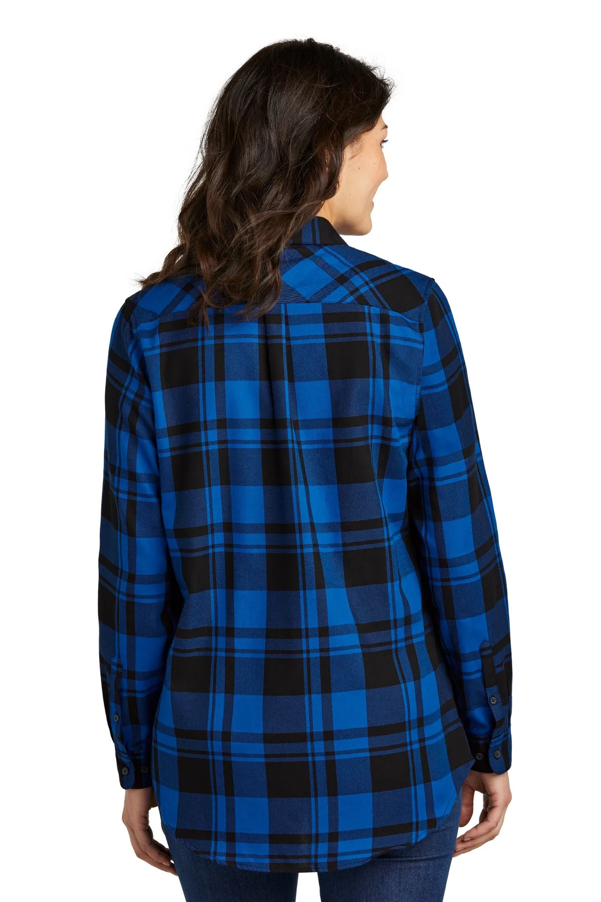 Port Authority Ladies Plaid Flannel Tunic . LW668