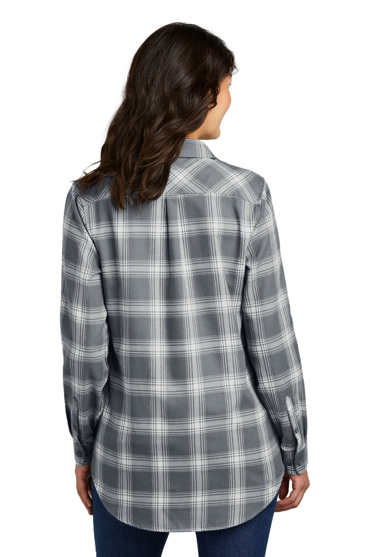 Port Authority Ladies Plaid Flannel Tunic . LW668