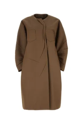 PRADA Tailored Gabardine Overcoat for Women