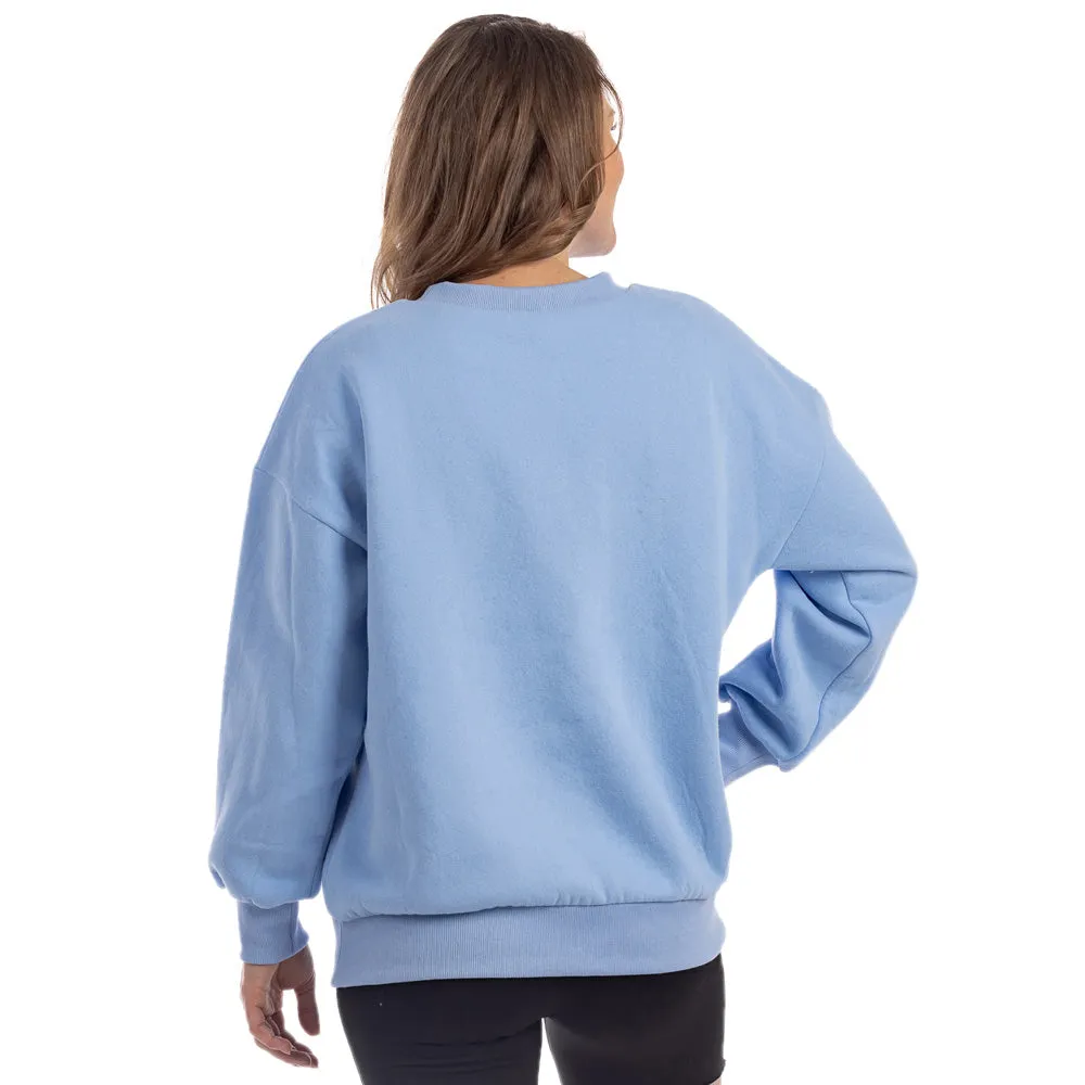 Santa Happy Face Crewneck Wholesale Sweatshirt