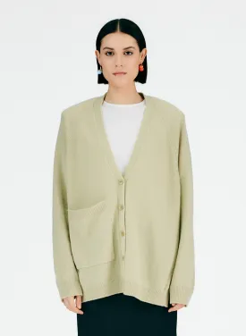 Soft Lambswool Half Cardigan