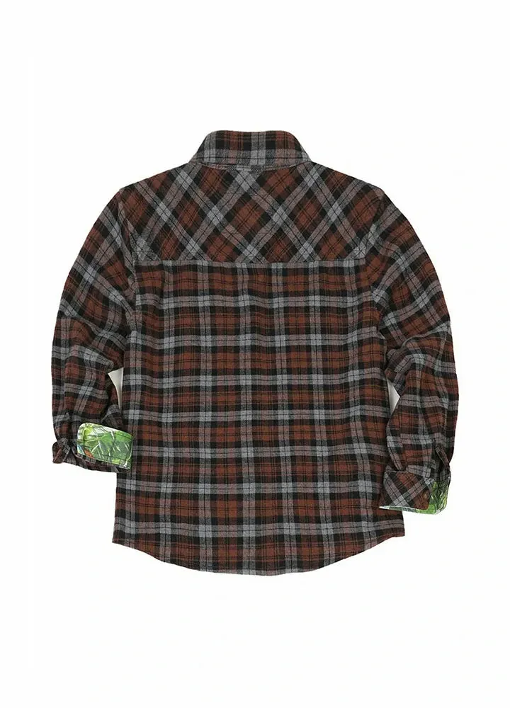Toddler Wildlife Adventure Flannel Plaid Shirt