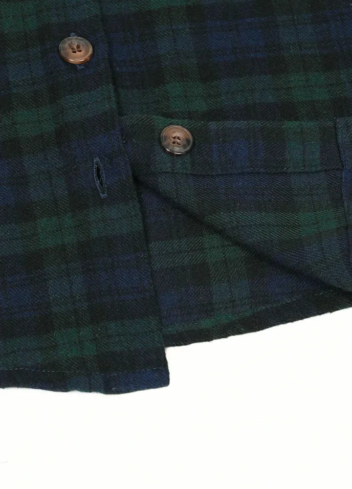 Toddler Wildlife Adventure Flannel Plaid Shirt