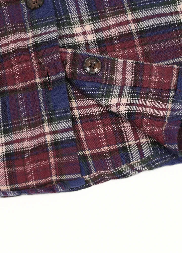 Toddler Wildlife Adventure Flannel Plaid Shirt