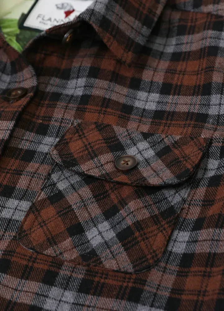 Toddler Wildlife Adventure Flannel Plaid Shirt